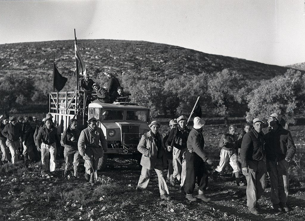 Le Kibboutz Yas'ur en Israël en 1949.