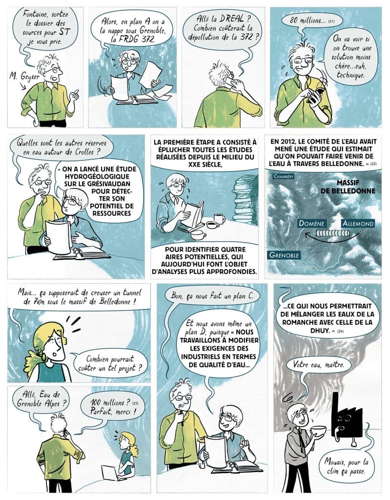 Extraits de la bande dessinée "Toujours puce, les macrodégâts de la microélectronique"